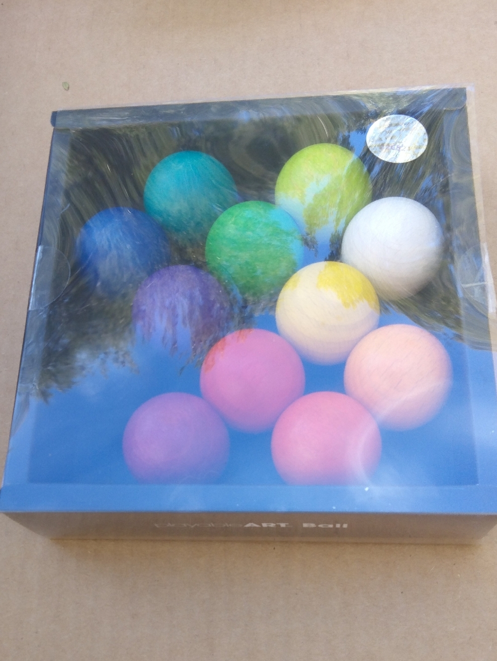 Colorful Wooden Balls Set - Multicolor Decorative Play Spheres